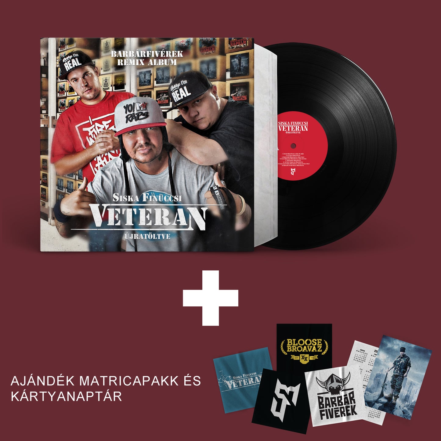 Siska Finuccsi - Veteran Újratöltve (Barbárfivérek Remix) fekete vinyl - ELŐRENDELÉS