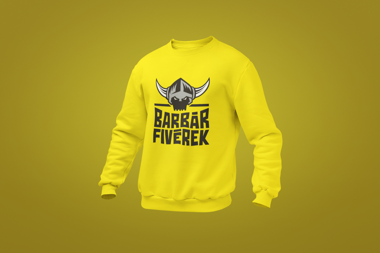 Barbárfivérek sárga pulóver