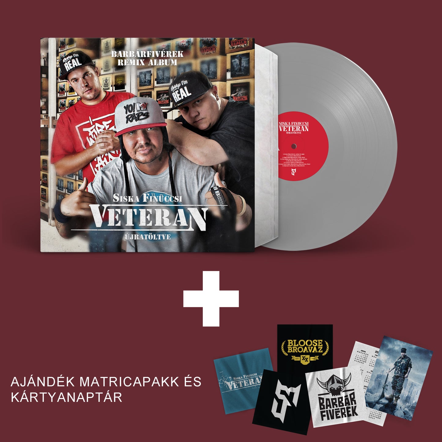 Siska Finuccsi - Veteran  Újratöltve (Barbárfivérek Remix) színes vinyl - ELŐRENDELÉS