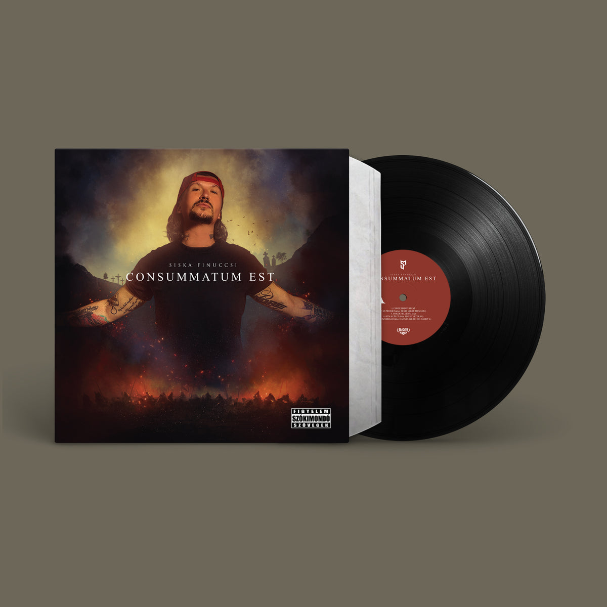 Siska Finuccsi - Consummatum Est fekete vinyl (Előrendelés)